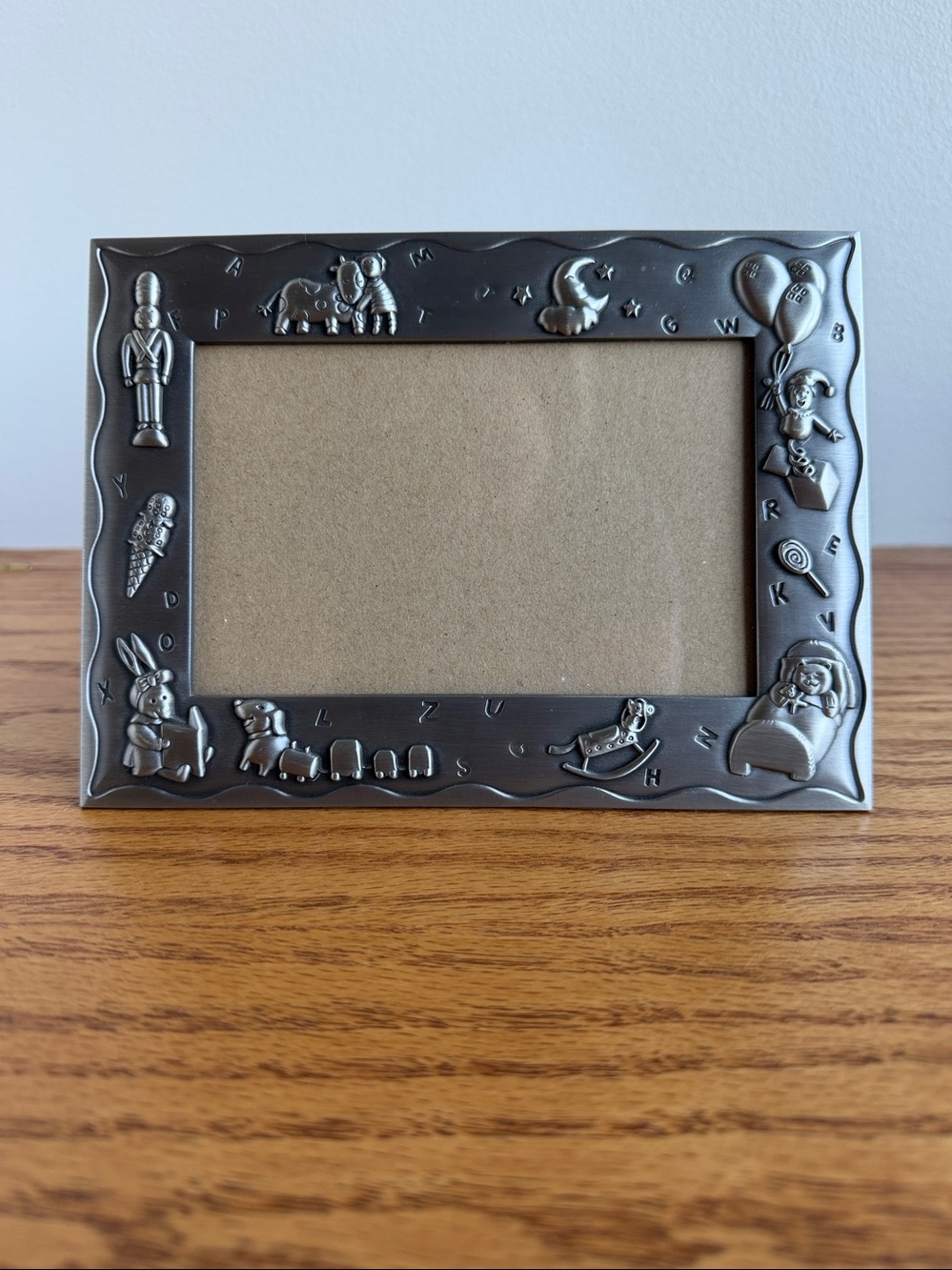 Malden International Baby Toddler 4x6 Alphabet Storybook Pewter Picture Frame.